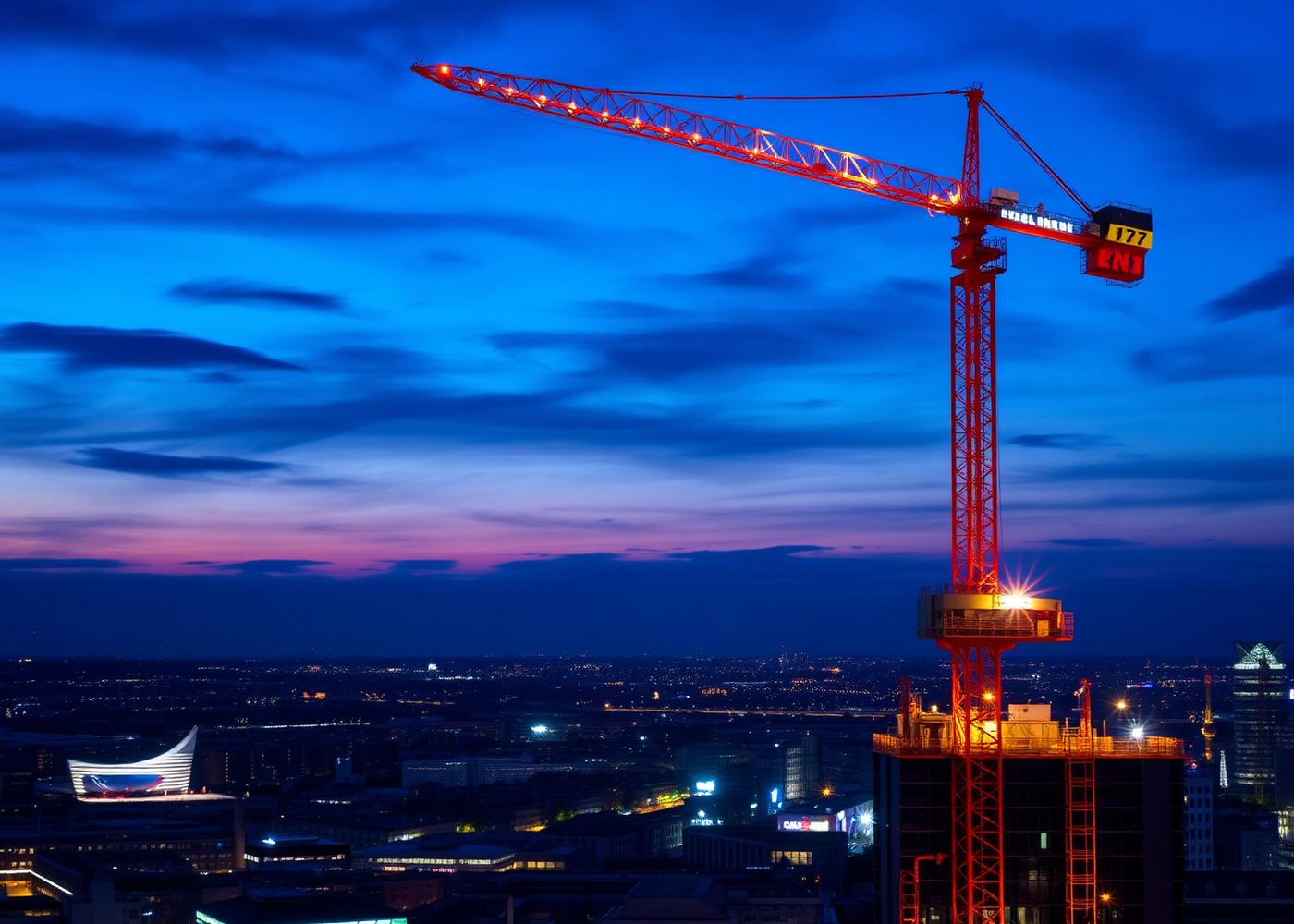 Infrastructure at night